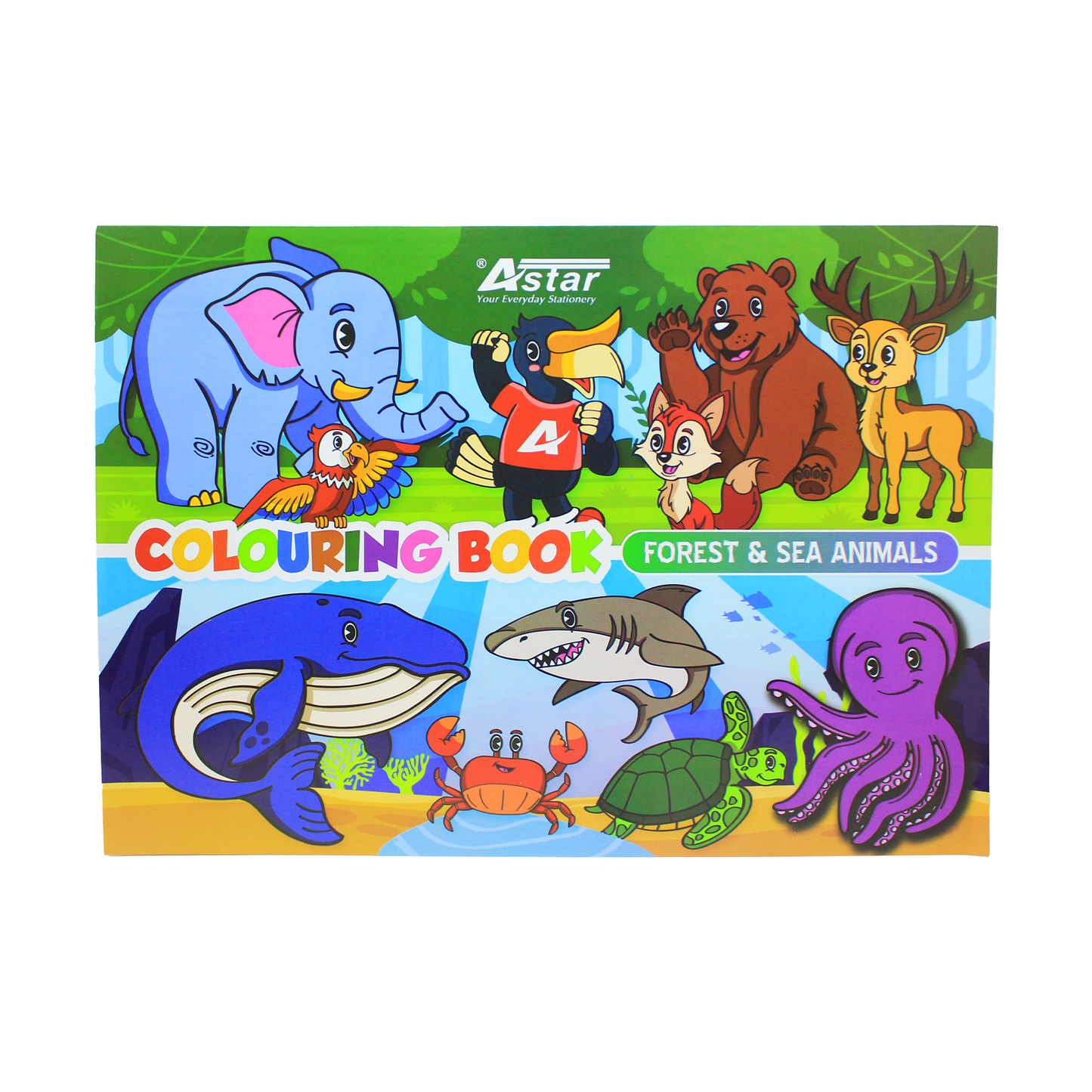 CB2255 - ASTAR COLOURING BOOK, A4 SIZE LANDSCAPE