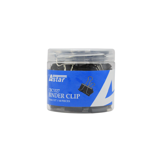 CBC5327 - ASTAR 15MM BLACK BINDER CLIP