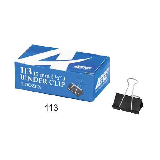 113 - ASTAR 15MM BINDER CLIP