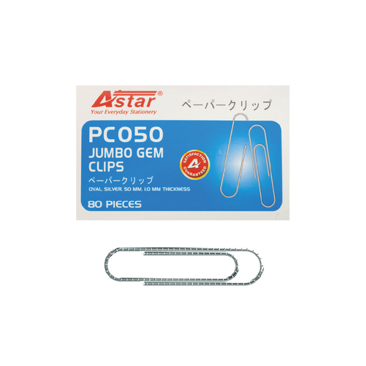 PC050 - ASTAR JUMBO GEM CLIPS