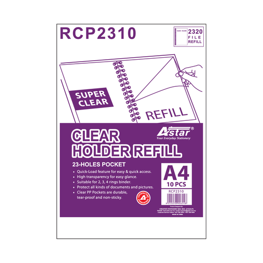 RCP2310 - ASTAR REFILL POCKET
