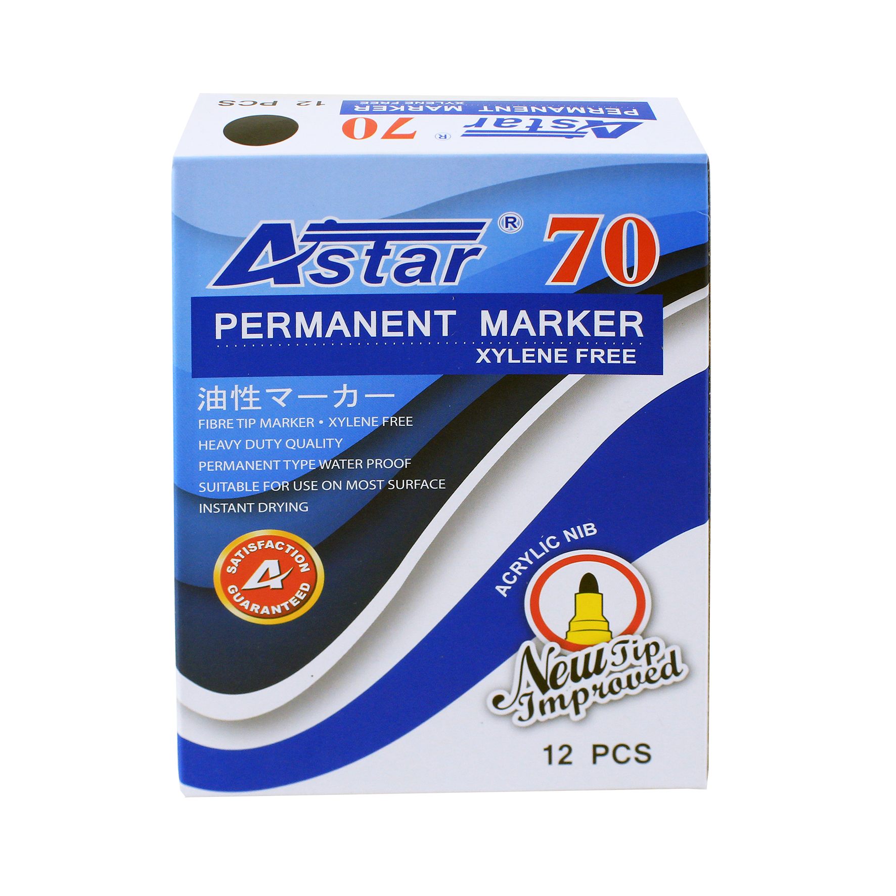 MP70-BK - ASTAR PERMANENT MARKER PEN