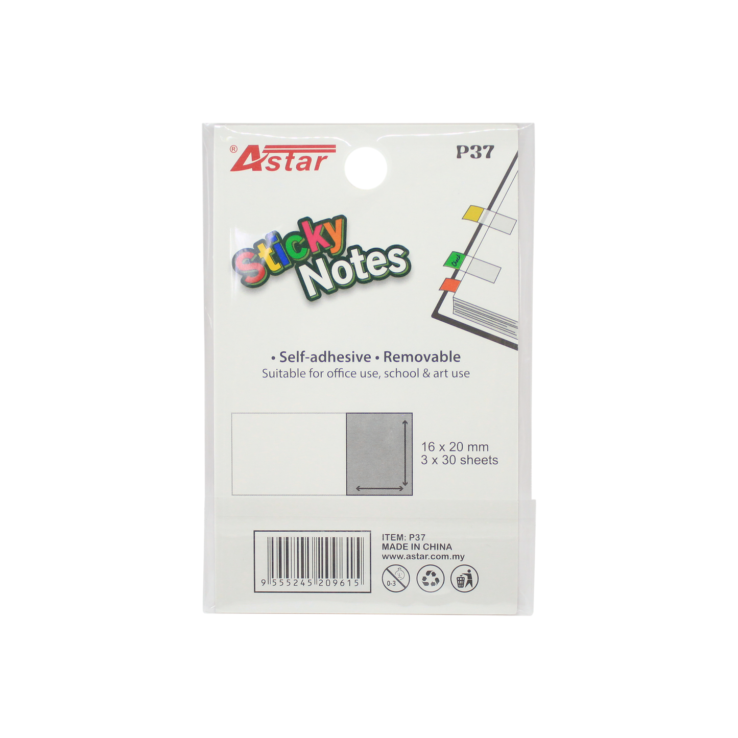 P37 - ASTAR STICKY NOTES