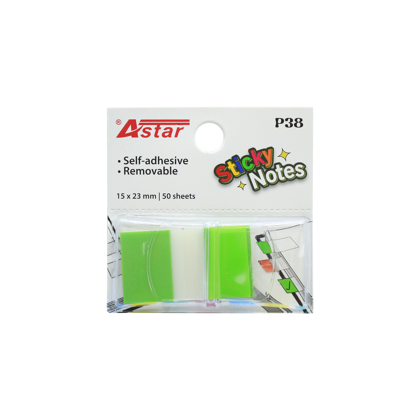 P38 - ASTAR STICKY NOTES