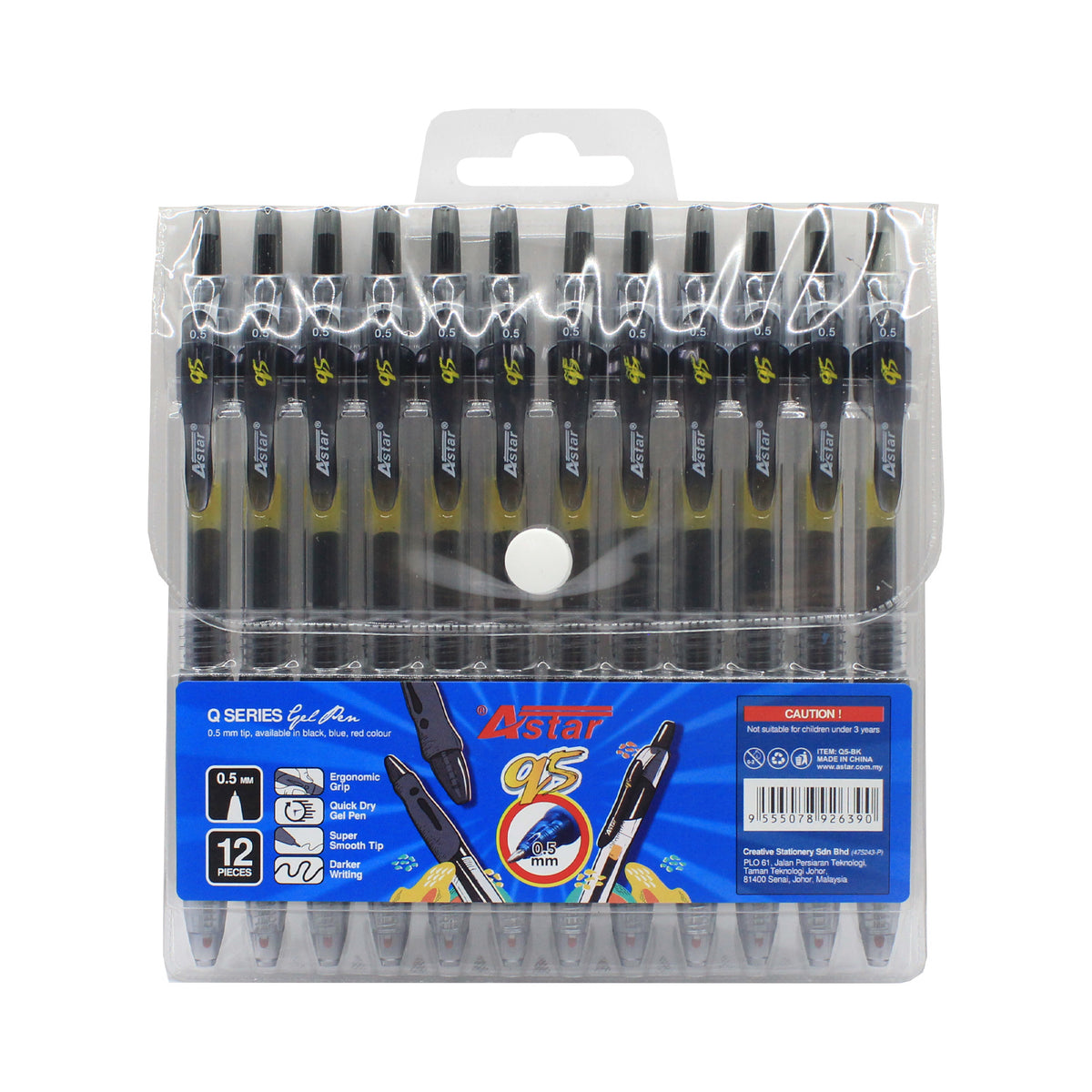 Q5-BK - ASTAR Q SERIES GEL PEN