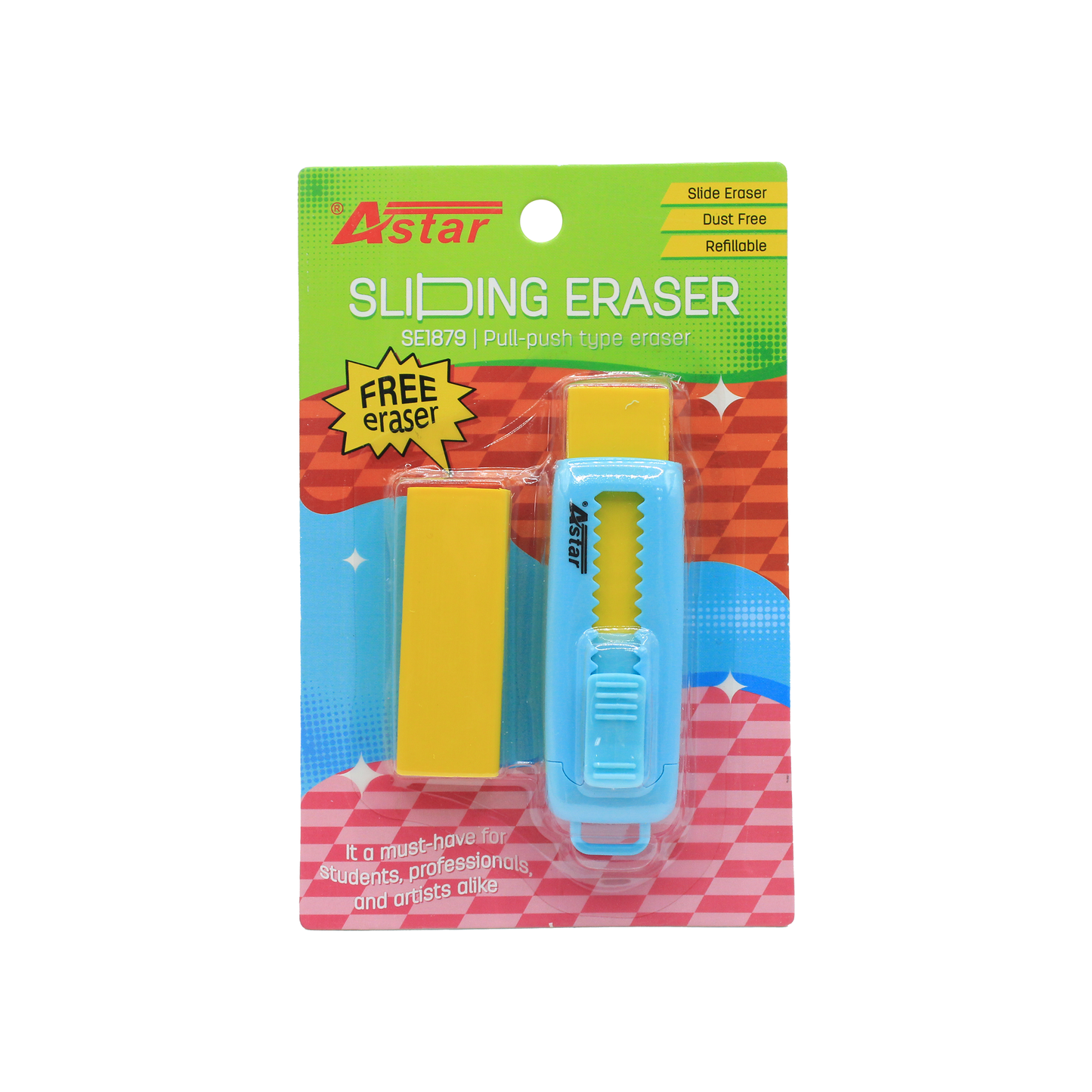 SE1879 - ASTAR SLIDING ERASER