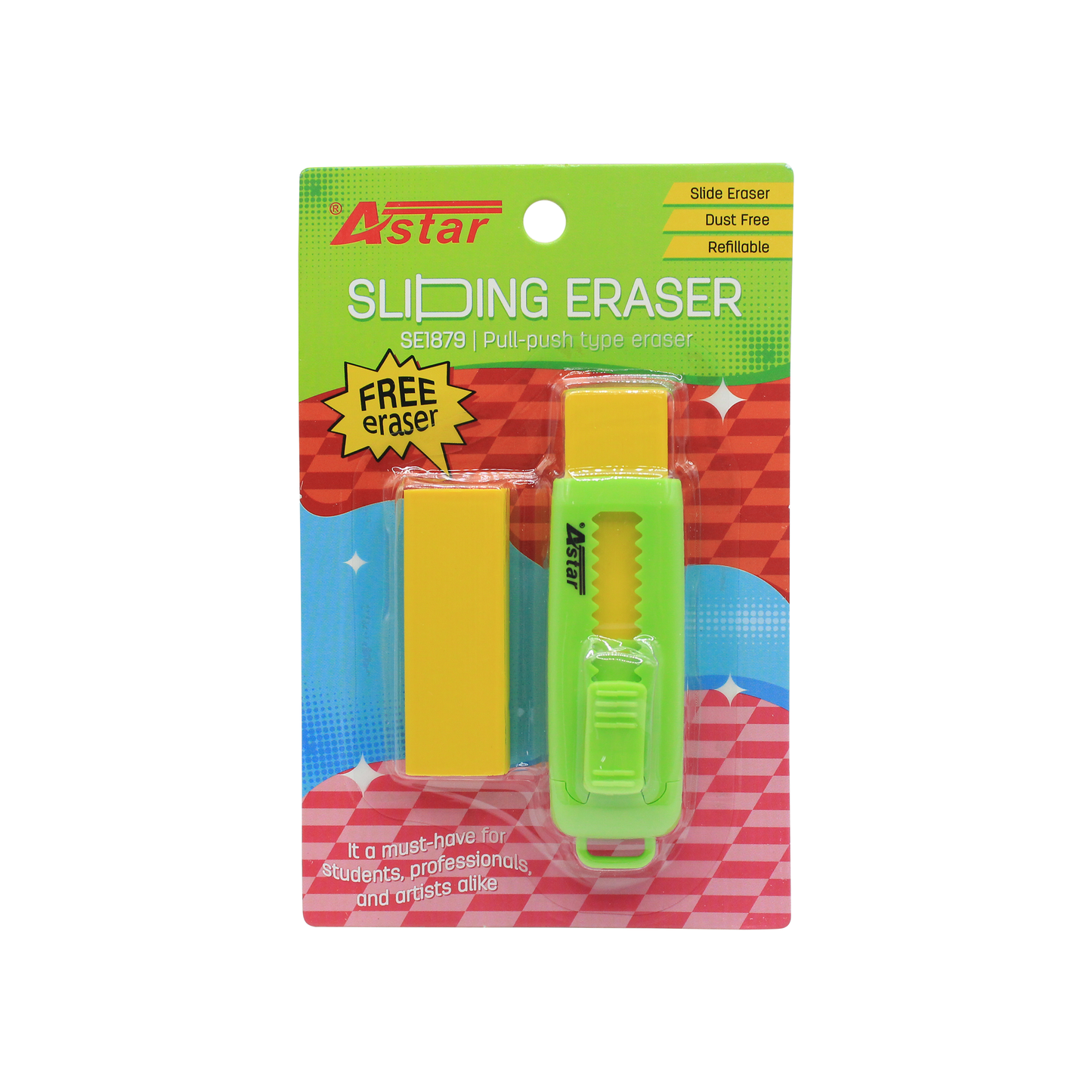 SE1879 - ASTAR SLIDING ERASER