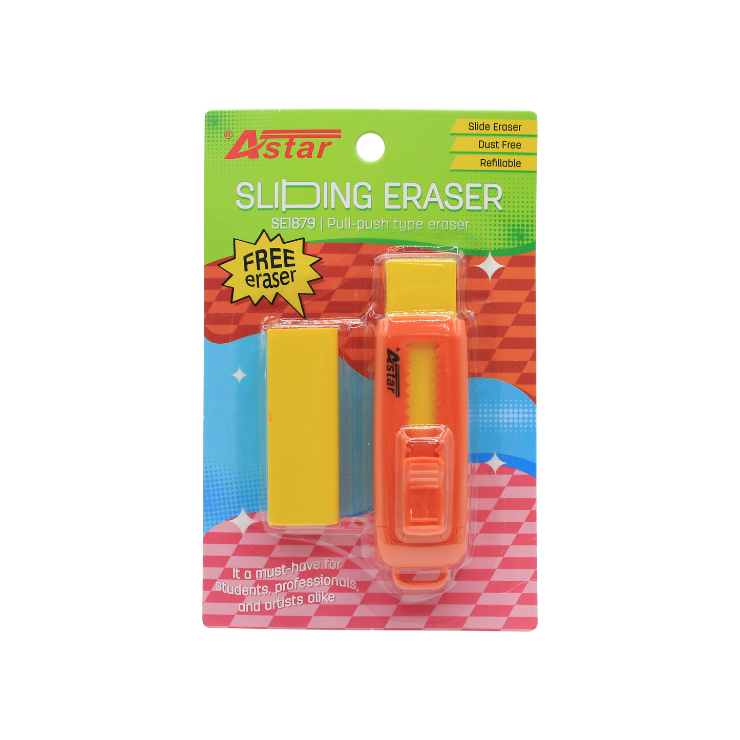 SE1879 - ASTAR SLIDING ERASER