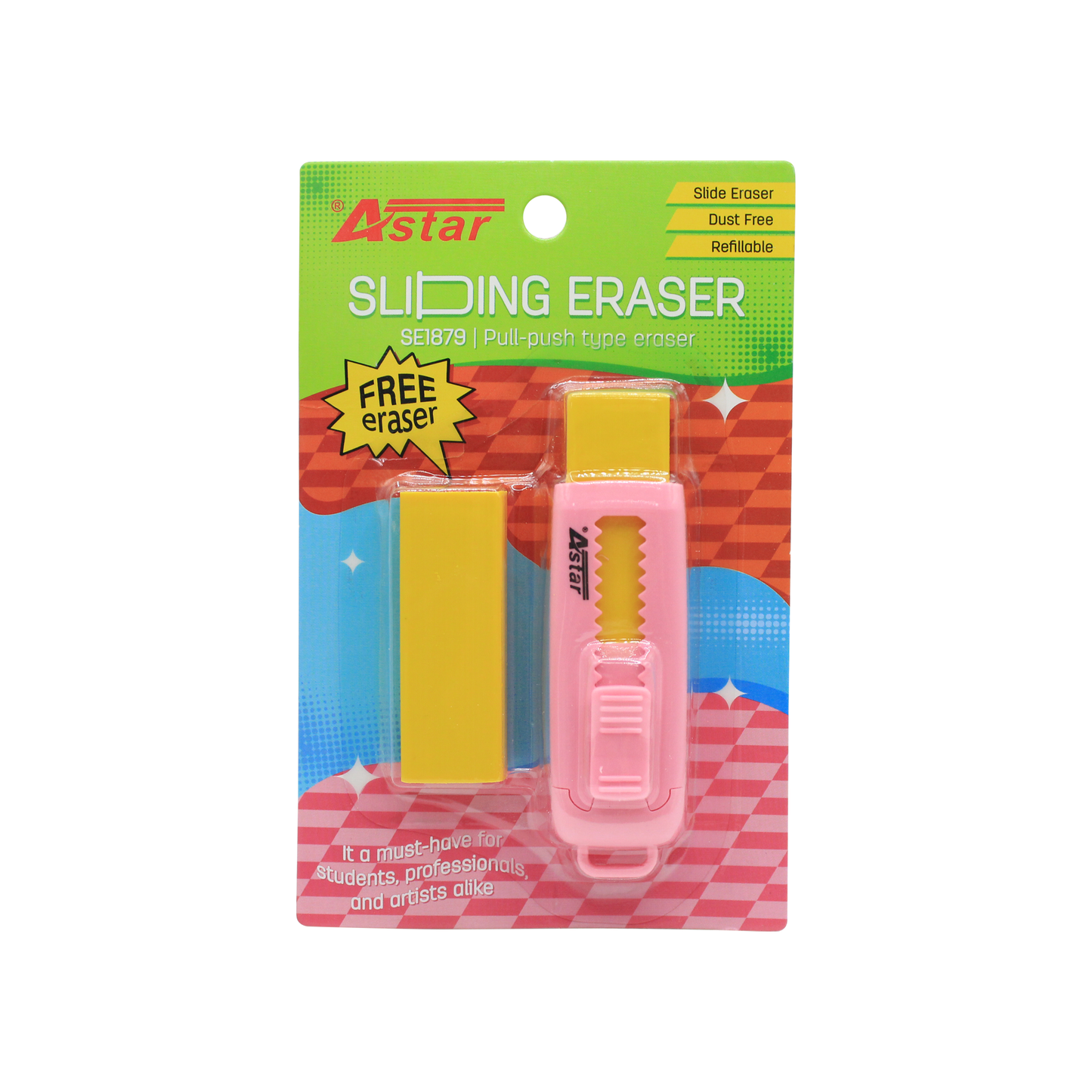 SE1879 - ASTAR SLIDING ERASER