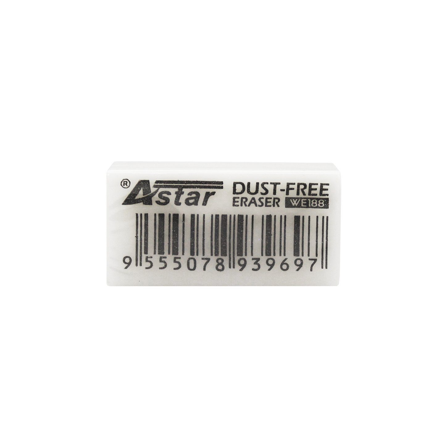 WE188 - ASTAR DUST-FREE ERASER, WHITE