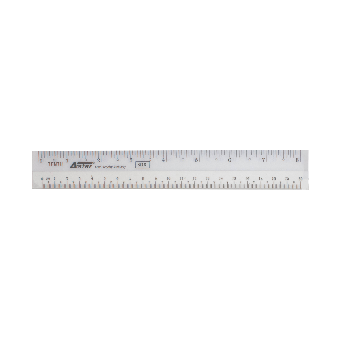 Astar Ruler Steel Ruler SR8 - ASTAR STRAIGHT RULER