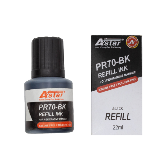 PR70-BK - ASTAR REFILL INK FOR PERMANENT MARKER