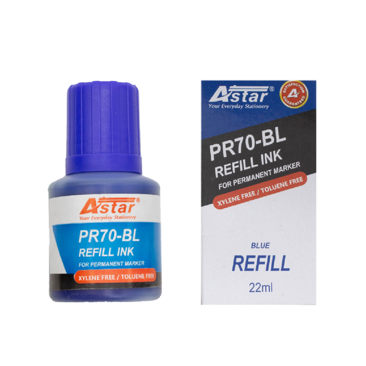 PR70-BL - ASTAR  REFILL INK FOR PERMANENT MARKE