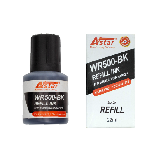 WR500-BK - ASTAR WHITEBOARD MARKER REFILL
