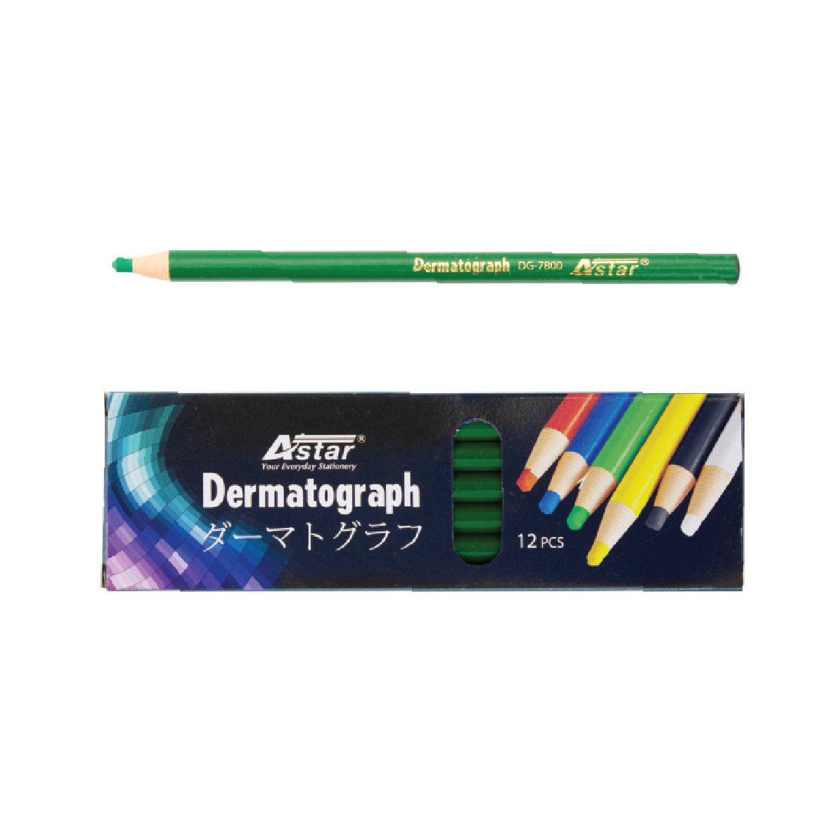 DG7800-GR - ASTAR DERMATOGRAPH PENCIL